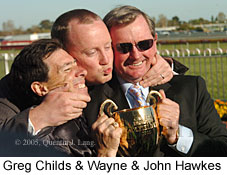 Greg Childs, Wayne Hawkes & John Hawkes (15070 bytes)