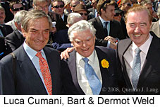 Luca Cumani, Bart Cummings & Dermot Weld (17769 bytes)